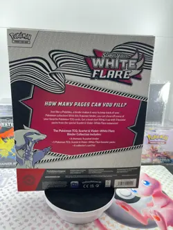 Pokemon TCG Scarlet & Violet White Flare Binder Collection Sealed - Image 3