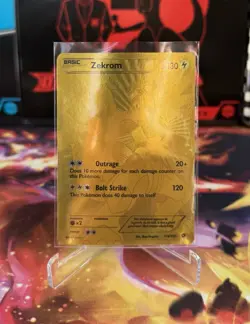 Pokemon Zekrom 115 Full Art Secret Rare 115/113 Legendary Treasures Holo HP - Image 2