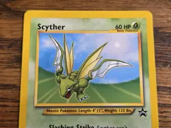 Pokemon Wotc Black Star Promo # 45 SCYTHER **not played** - Image 2