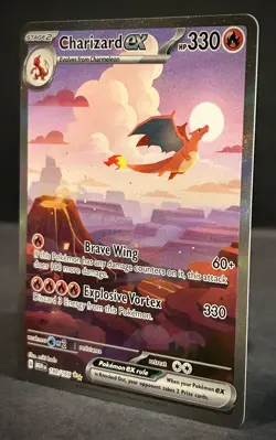 Charizard Ex Venusaur Ex Blastoise Pokemon 151 Complete Starter Evolution Set NM - Image 4