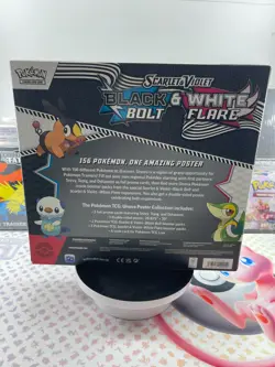 Pokemon TCG Scarlet and Violet Black Bolt & White Flare Poster Collection NEW - Image 3