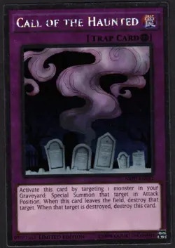 Yugioh Call of the Haunted NKRT-EN032 Platinum Rare Limited - VLP - Image 1
