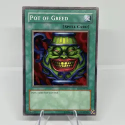 Yu-Gi-Oh Pot Of Greed SD1-EN015 Common Unlimited Near Mint - Image 1