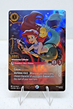 Disney Lorcana Ariel Adventurous Collector Enchanted Set 232/204 - NM - Image 1
