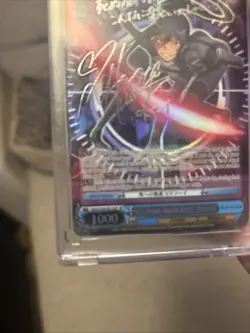 Weiss Schwarz Silver Signed Obstinate Death Wish Pitohui SP Card S59-e07sp - Image 2
