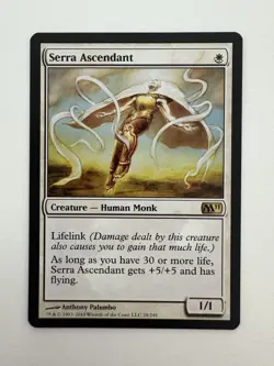 Serra Ascendant MTG Magic the Gathering Card NM Near Mint M11 - Image 1