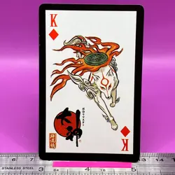 Amaterasu wolf - Okami HD CAPCOM Summer Jam Playing Card 2012 Japanese #D13 - Image 1