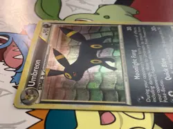 UMBREON 10/90 Undaunted HOLO SWIRL rare Pokemon TCG card LP - Image 3