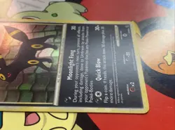 UMBREON 10/90 Undaunted HOLO SWIRL rare Pokemon TCG card LP - Image 4