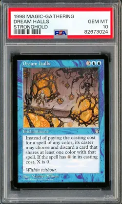 MTG Magic Gathering Reserved List - Stronghold - Dream Halls - PSA 10 NM BGS CGC - Image 1