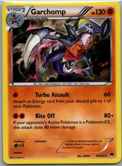 Garchomp 70/122 - Pokemon TCG XY: BREAKpoint - Holo Rare (LP) - Image 1
