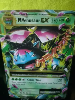 Pokemon M Venusaur EX XY 2/146 Ultra Rare 230 HP Crisis Vine Holo Trading Card - Image 2