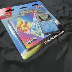 Pokemon TCG Scarlet Violet Prismatic Evolutions Tech Sticker Collection Glaceon - Image 3
