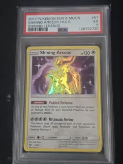 Pokemon TCG Shining Arceus Shining Legends Holo Rare PSA 5 - Image 1