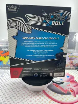 Pokemon TCG Scarlet & Violet Black Bolt Binder Collection Sealed - Image 3