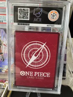 One Piece CCG - Nami Alt Art Leader OP11-041 Ace Graded 10 - Image 3