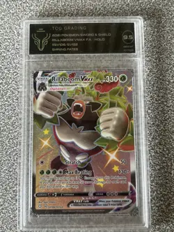 Pokemon Card Rillaboom VMAX SV106/SV122 Holo Shining Fates PSA 8 MINT - Image 1