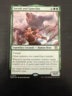Surrak and Goreclaw - March of the Machine - MTG Rare - Non-Foil 337 - Image 1