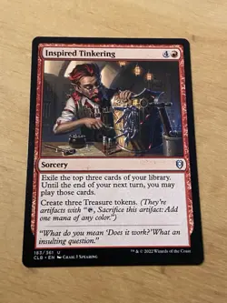 Inspired Tinkering - MTG Commander Legends: Battle for Baldur's Gate - NM - Image 1