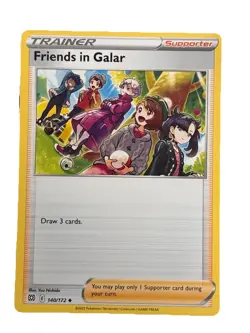 New: 2022 Pokemon TCG Friends in Galar 140 Brilliant Stars Regular Uncommon - Image 1