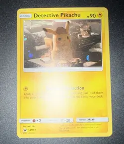 Pokemon TCG Detective Pikachu Sun & Moon Sm194 Promo LP - Image 2