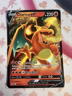 Pokemon TCG Charizard V Crown Zenith 018/159 Holo Ultra Rare - Image 1