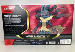 Pokemon TCG Mega Lucario EX Figure Collection Box Destined Rivals Sealed New - Image 2