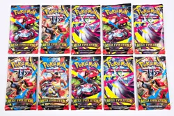 Pokemon TCG MEGA EVOLUTION BOOSTER 10 PACK SET Factory Sealed Lot Bundle - Image 1