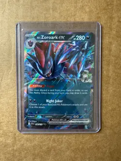 Pokemon TCG: N's Zoroark ex 098/159 Sv09: Journey Together Holo NM - Image 1