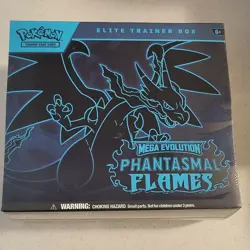 Pokemon TCG Mega Evolution Phantasmal Flames Elite Trainer Box Charizard 2025 - Image 1