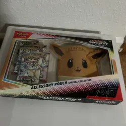 Pokemon Prismatic Evolutions Accessory Pouch Special Collection Box - Brand New - Image 1
