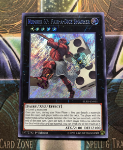 *** NUMBER 67: PAIR-A-DICE SMASHER *** 1ST EDITION SECRET RARE BLRR-EN031 YUGIOH - Image 1