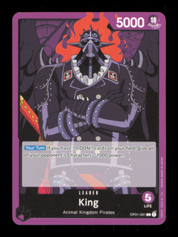 King OP01-091 L ROMANCE DAWN - ONE PIECE Card Game ENGLISH NM - Image 1