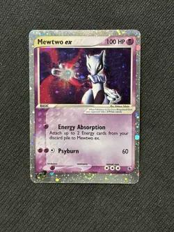 Mewtwo ex 101/109 Ruby & Saphire Ultra Rare Holo Pokemon Card - Image 1