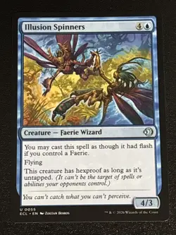 MTG Lorwyn Eclipsed Illusion Spinners 0055 NM - Image 1