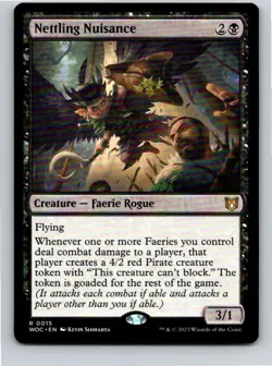 Magic the Gathering Nettling Nuisance Wilds of Eldraine Commander MTG Free Ship! - Image 1