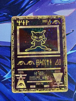 Pokemon TCG Ancient Mew Promo Holo Rare Vintage Damaged - Image 1