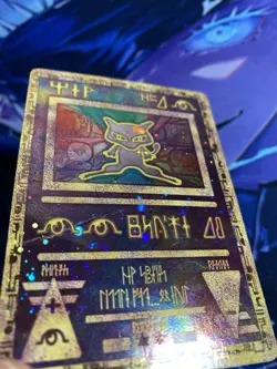Pokemon TCG Ancient Mew Promo Holo Rare Vintage Damaged - Image 3