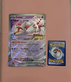 Pokemon TCG Latias Ex Surging sparks stamp Jumbo Card promo 076/191 - Image 1