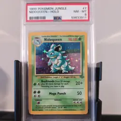 1999 POKEMON JUNGLE #7 NIDOQUEEN-HOLO PSA 8 - Image 1