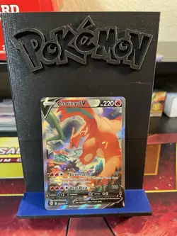 Pokemon Charizard V Alternate Full Art 154/172 Brilliant Stars Lightly Played - Image 1