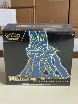 Pokemon Center Exclusive Mega Evolution Lucario ETB Elite Trainer Box ⚡⚡ - Image 1