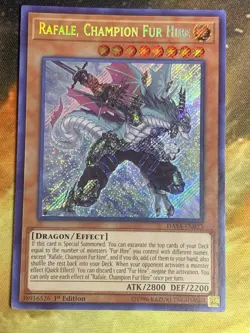 Rafale, Champion Fur Hire - DASA-EN023 Near Mint - Secret Rare 1st Ed Yugioh! - Image 3