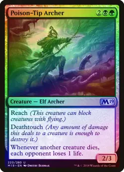 Poison-Tip Archer FOIL Core Set 2019 / M19 PLD Uncommon CARD ABUGames - Image 1