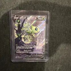 Pokemon TCG SWSH Fusion Strike Celebi v Alt Art Holo Ultra Rare Card 245/264 - Image 1