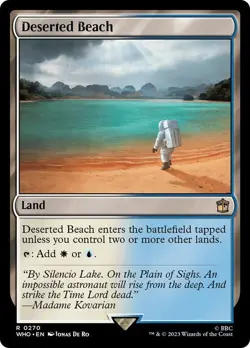 Deserted Beach Doctor Who Commander NM MTG - Image 1
