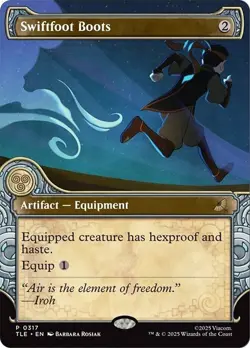Swiftfoot Boots Showcase Avatar: The Last Airbender NM MTG - Image 1