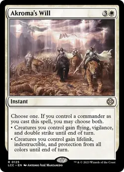 Akroma's Will The Lost Caverns of Ixalan NM MTG - Image 1