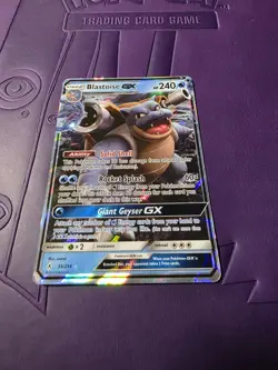 Pokemon TCG Blastoise GX Unbroken Bonds Holo Ultra Rare Card 35/214 - Image 1