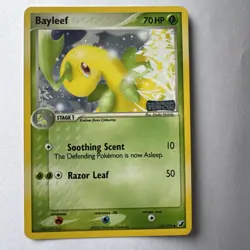 Bayleef 35/115 Reverse Holo EX Unseen Forces Stamped Pokemon Card 2005 NM - Image 1